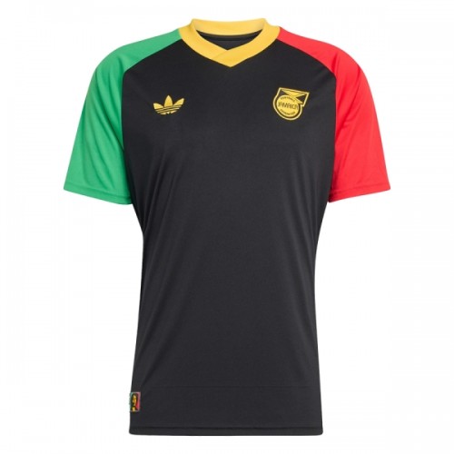 Maillot de Foot Jamaïque Pre-Match Coupe du Monde 2026 Noire Maillot de Foot Jamaïque Pre-Match Coupe du Monde 2026 Noire