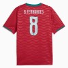 Maillot de Foot Portugal B. Fernandes 8 Domicile Coupe du Monde 2026