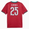 Maillot de Foot Portugal Nuno Mendes 25 Domicile Coupe du Monde 2026