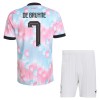 Ensemble Maillot Belgique De Bruyne 7 Exterieur Coupe du Monde 2026 Enfant