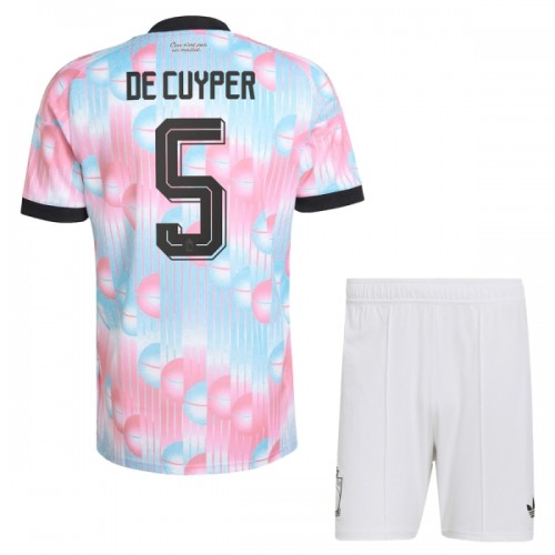 Ensemble Maillot Belgique De Cuyper 5 Exterieur Coupe du Monde 2026 Enfant Ensemble Maillot Belgique De Cuyper 5 Exterieur Coupe du Monde 2026 Enfant