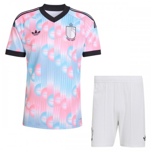 Ensemble Maillot Belgique Exterieur Coupe du Monde 2026 Enfant Ensemble Maillot Belgique Exterieur Coupe du Monde 2026 Enfant