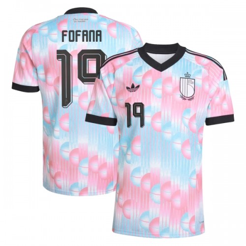 Maillot de Foot Belgique Fofana 19 Exterieur Coupe du Monde 2026 Maillot de Foot Belgique Fofana 19 Exterieur Coupe du Monde 2026