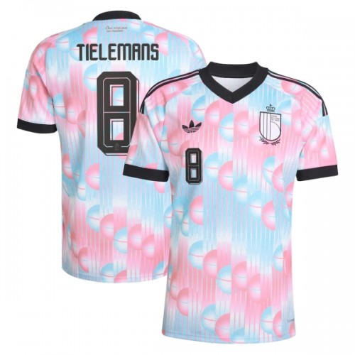 Maillot de Foot Belgique Tielemans 8 Exterieur Coupe du Monde 2026 Maillot de Foot Belgique Tielemans 8 Exterieur Coupe du Monde 2026