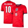 Maillot de Foot Angleterre Bellingham 10 Exterieur Coupe du Monde 2026