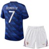 Ensemble Maillot France O. Dembele 7 Domicile Coupe du Monde 2026 Enfant