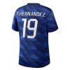 Maillot de Foot France Theo Hernandez 19 Domicile Coupe du Monde 2026