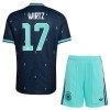 Ensemble Maillot Allemagne Wirtz 17 Exterieur Coupe du Monde 2026 Enfant