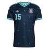 Maillot de Foot Allemagne N. Schlotterbeck 15 Exterieur Coupe du Monde 2026