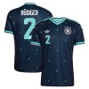 Maillot de Foot Allemagne Rudiger 2 Exterieur Coupe du Monde 2026