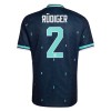 Maillot de Foot Allemagne Rudiger 2 Exterieur Coupe du Monde 2026