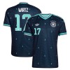 Maillot de Foot Allemagne Wirtz 17 Exterieur Coupe du Monde 2026