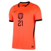 Ensemble Maillot Pays-Bas F. De Jong 21 Domicile Coupe du Monde 2026 Enfant