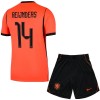 Ensemble Maillot Pays-Bas Reijnders 14 Domicile Coupe du Monde 2026 Enfant