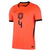 Ensemble Maillot Pays-Bas Virgil 4 Domicile Coupe du Monde 2026 Enfant