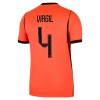 Ensemble Maillot Pays-Bas Virgil 4 Domicile Coupe du Monde 2026 Enfant