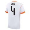 Ensemble Maillot Pays-Bas Virgil 4 Exterieur Coupe du Monde 2026 Enfant