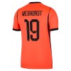 Maillot de Foot Pays-Bas Weghorst 19 Domicile Coupe du Monde 2026
