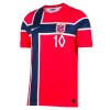 Ensemble Maillot Norvège Odegaard 10 Domicile Coupe du Monde 2026 Enfant