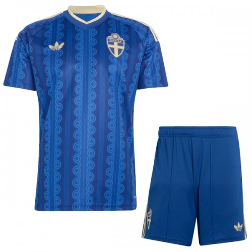 Ensemble Maillot Suède Exterieur Coupe du Monde 2026 Enfant Ensemble Maillot Suède Exterieur Coupe du Monde 2026 Enfant