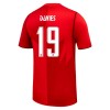 Maillot de Foot Canada Davies 19 Domicile Coupe du Monde 2026
