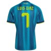 Maillot de Foot Colombie Luis Diaz 7 Exterieur Coupe du Monde 2026 Maillot de Foot Colombie Luis Diaz 7 Exterieur Coupe du Monde 2026