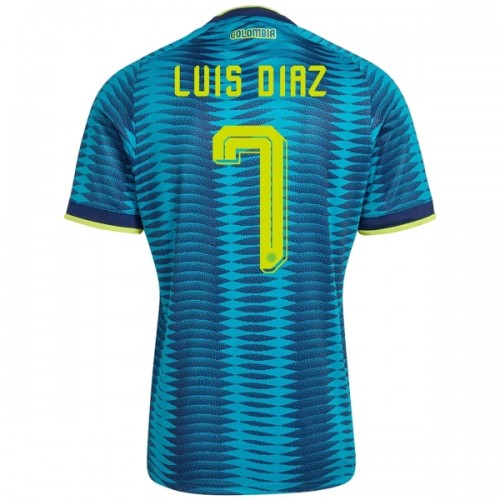 Maillot de Foot Colombie Luis Diaz 7 Exterieur Coupe du Monde 2026 Maillot de Foot Colombie Luis Diaz 7 Exterieur Coupe du Monde 2026