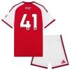 Ensemble Maillot Arsenal Rice 41 Domicile 2026-27 Enfant