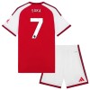 Ensemble Maillot Arsenal Saka 7 Domicile 2026-27 Enfant