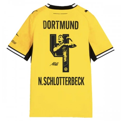 Maillot de Foot Borussia Dortmund N. Schlotterbeck 4 Special Edition Domicile 2026-27 Maillot de Foot Borussia Dortmund N. Schlotterbeck 4 Special Edition Domicile 2026-27
