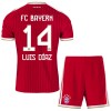 Ensemble Maillot FC Bayern Munich Luis Diaz 14 Domicile 2026-27 Enfant