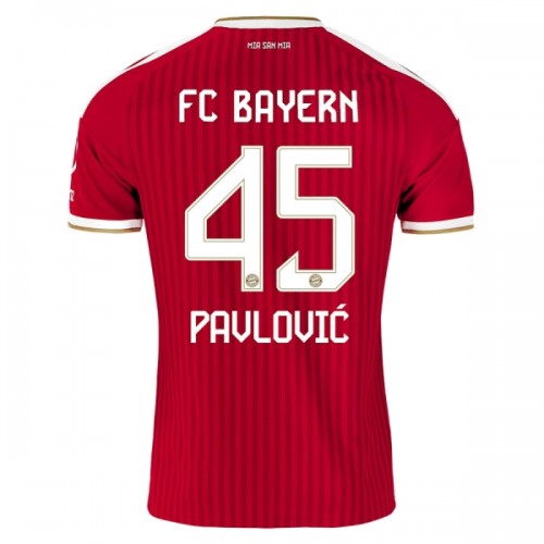Maillot de Foot FC Bayern Munich Pavlovic 45 Domicile 2026-27 Maillot de Foot FC Bayern Munich Pavlovic 45 Domicile 2026-27