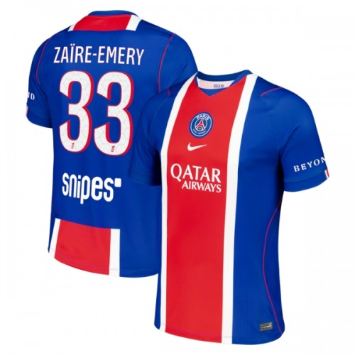 Maillot de Foot Paris Saint-Germain Zaire Emery 33 Domicile 2026-27 Maillot de Foot Paris Saint-Germain Zaire Emery 33 Domicile 2026-27