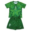 Ensemble Maillot Gardien Brésil Domicile Coupe du Monde 2026 Verte Enfant