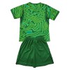 Ensemble Maillot Gardien Brésil Domicile Coupe du Monde 2026 Verte Enfant