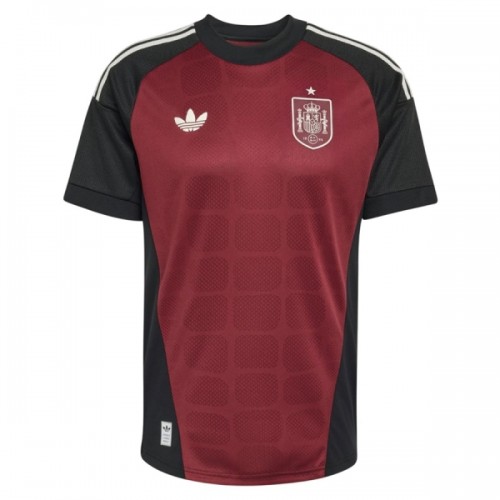 Maillot de Foot Gardien Espagne Coupe du Monde 2026 Rouge Maillot de Foot Gardien Espagne Coupe du Monde 2026 Rouge