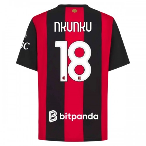 Maillot de Foot AC Milan Nkunku 18 Domicile 2026-27 Maillot de Foot AC Milan Nkunku 18 Domicile 2026-27