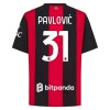 Maillot de Foot AC Milan Pavlovic 31 Domicile 2026-27