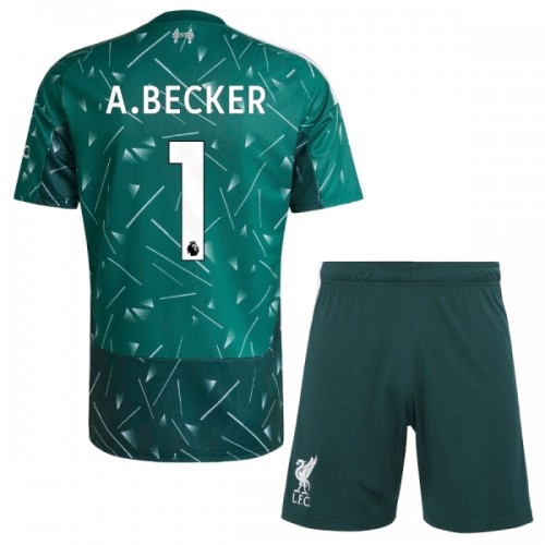 Ensemble Maillot Gardien Liverpool A. Becker 1 Domicile 2026-27 Verte Enfant Ensemble Maillot Gardien Liverpool A. Becker 1 Domicile 2026-27 Verte Enfant