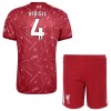 Ensemble Maillot Liverpool Virgil 4 Domicile 2026-27 Enfant