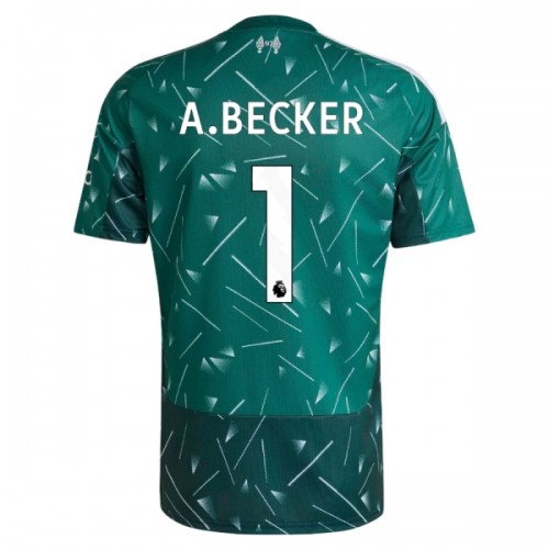 Maillot de Foot Gardien Liverpool A. Becker 1 Domicile 2026-27 Verte Maillot de Foot Gardien Liverpool A. Becker 1 Domicile 2026-27 Verte