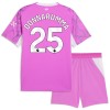 Ensemble Maillot Gardien Manchester City Donnarumma 25 Exterieur 2026-27 Rose Enfant