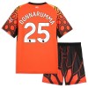 Ensemble Maillot Gardien Manchester City Donnarumma 25 Orange Version Third 2026-27 Enfant