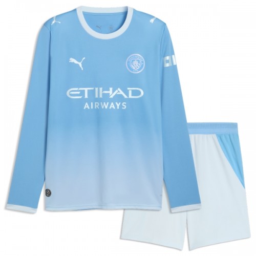 Ensemble Maillot Manchester City Domicile 2026-27 Manche Longue Enfant Ensemble Maillot Manchester City Domicile 2026-27 Manche Longue Enfant