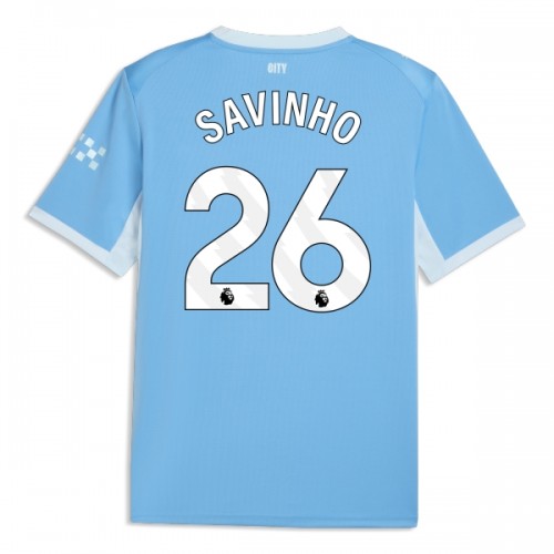 Maillot de Foot Manchester City Savinho 26 Domicile 2026-27 Maillot de Foot Manchester City Savinho 26 Domicile 2026-27
