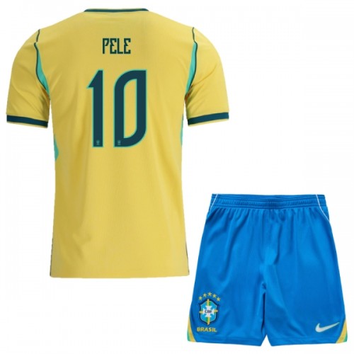 Ensemble Maillot Brésil Pele 10 Domicile Coupe du Monde 2026 Enfant Ensemble Maillot Brésil Pele 10 Domicile Coupe du Monde 2026 Enfant