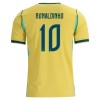 Ensemble Maillot Brésil Ronaldinho 10 Domicile Coupe du Monde 2026 Enfant