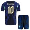 Ensemble Maillot Brésil Ronaldinho 10 Exterieur Coupe du Monde 2026 Enfant Ensemble Maillot Brésil Ronaldinho 10 Exterieur Coupe du Monde 2026 Enfant
