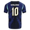 Ensemble Maillot Brésil Ronaldinho 10 Exterieur Coupe du Monde 2026 Enfant