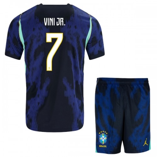 Ensemble Maillot Brésil Vini JR. 7 Exterieur Coupe du Monde 2026 Enfant Ensemble Maillot Brésil Vini JR. 7 Exterieur Coupe du Monde 2026 Enfant